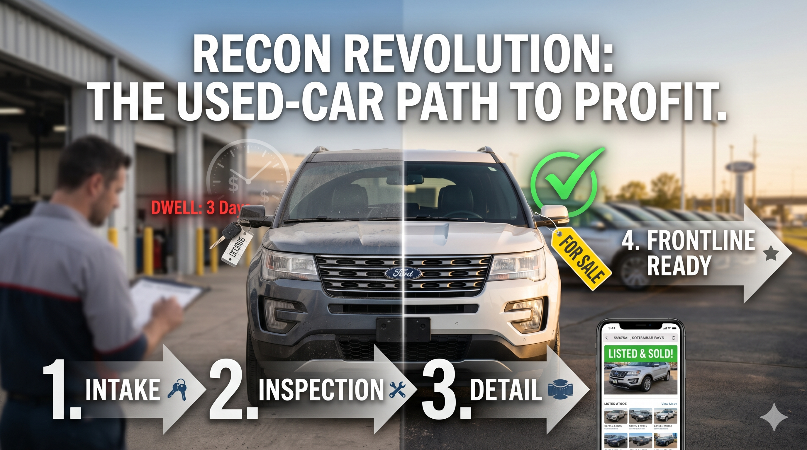 The Used-Car Recon Process: Intake to Frontline, Step by Step